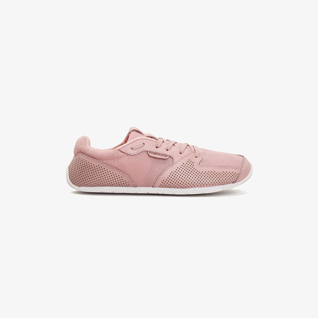 Pyopp Fledge - Day 01 Barefoot Sneakers - Pink on White
