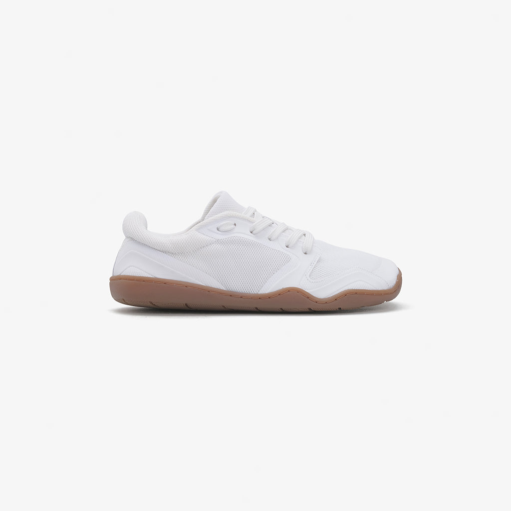 Pyopp Fledge - Day 02 Barefoot Sneaker - White on Gum